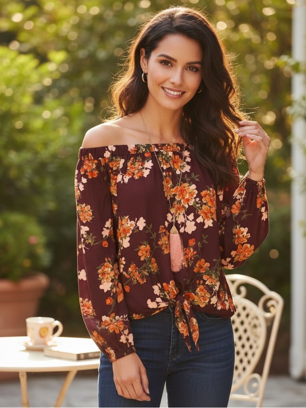 Off shoulder womens top - Picture 1 of 3